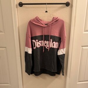 Disney Pink and Black Hoodie with White Accents